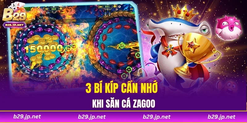 3 bí kíp cần nhớ khi săn cá Zagoo