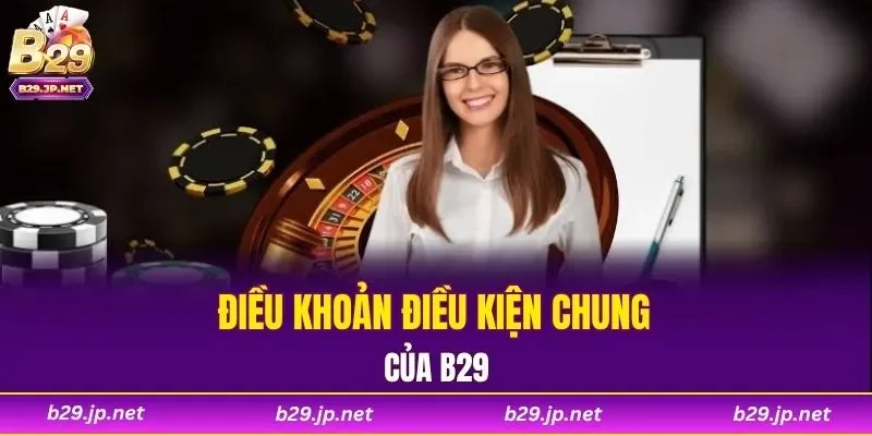 Điều khoản điều kiện chung của B29