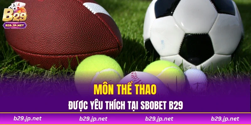 Môn thể thao được yêu thích tại SBOBET B29