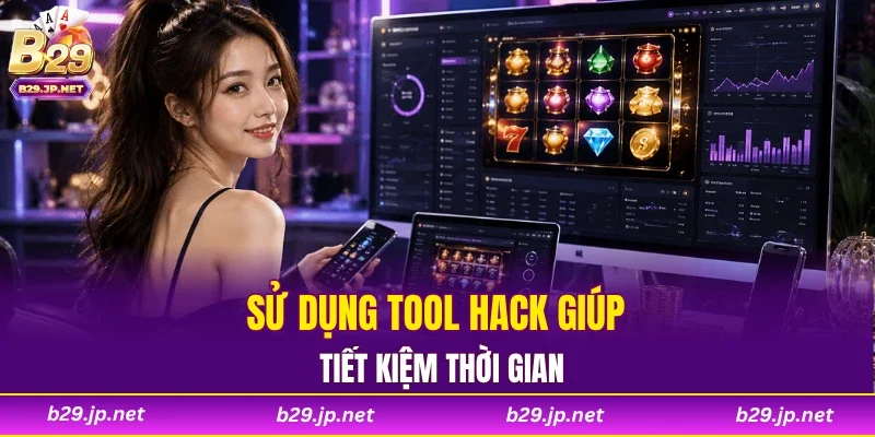 Sử dụng tool hack giúp tiết kiệm thời gian