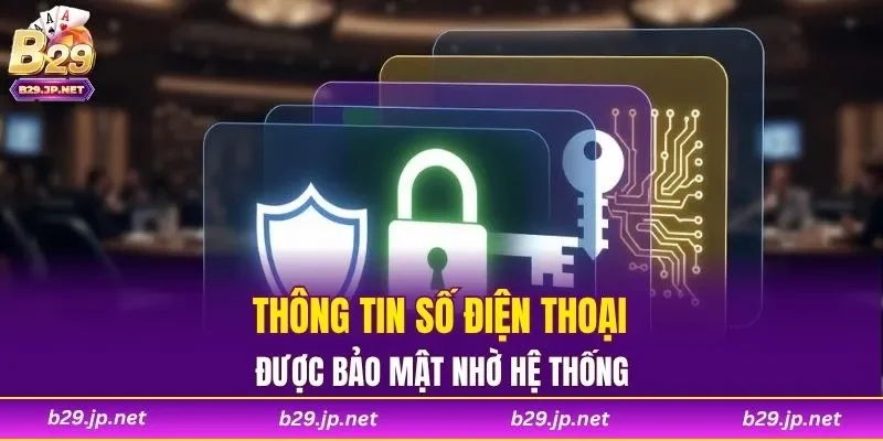 Thông tin số điện thoại được bảo mật nhờ hệ thống