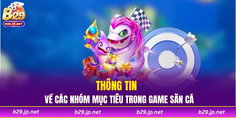 Thông tin về các nhóm mục tiêu trong game săn cá