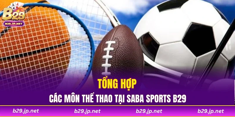 Tổng hợp các môn thể thao tại Saba Sports B29
